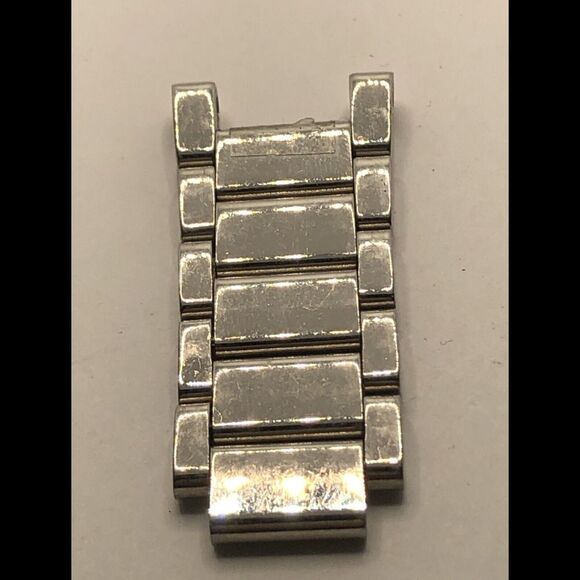Michael Kors Watch Parts Partial Band Links No Clasp Silver Tone 18mm FK33 - Picture 2 of 9